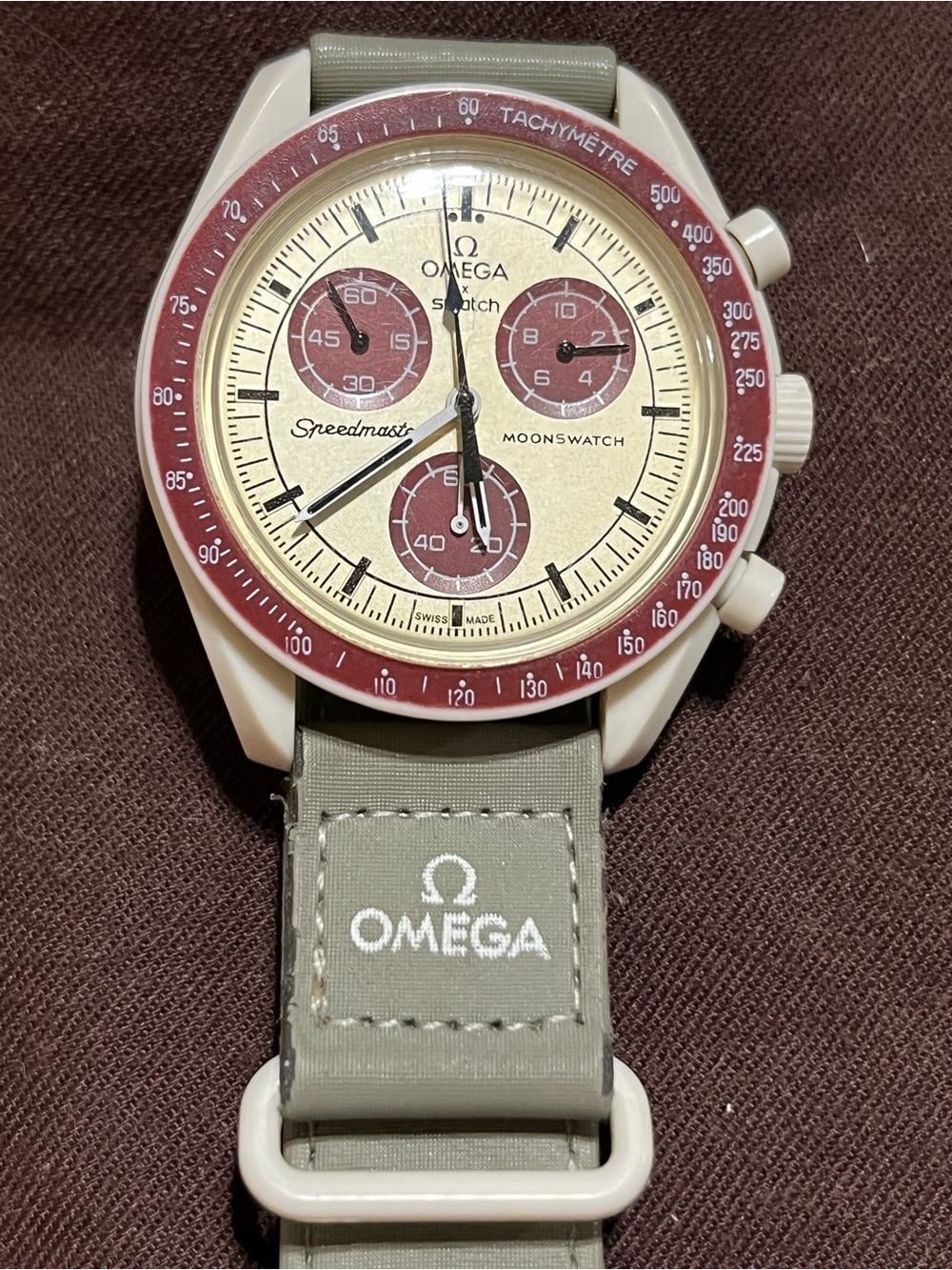 Omega & Swatch Speedmaster Chronograph Watch - Mission to Pluto
RACK